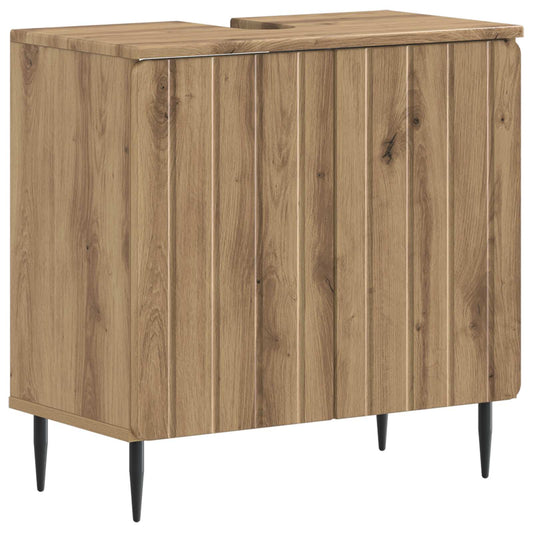 2 Piece Bathroom Cabinet Set ZWOLLE Artisan Oak Engineered Wood 2 Piece Bathroom Cabinet Set ZWOLLE Artisan Oak Engineered Wood