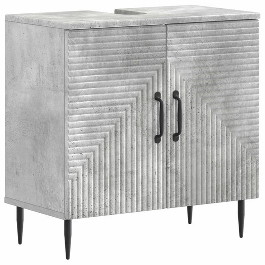 2 Piece Bathroom Cabinet Set HAARLEM Concrete Grey 2 Piece Bathroom Cabinet Set HAARLEM Concrete Grey