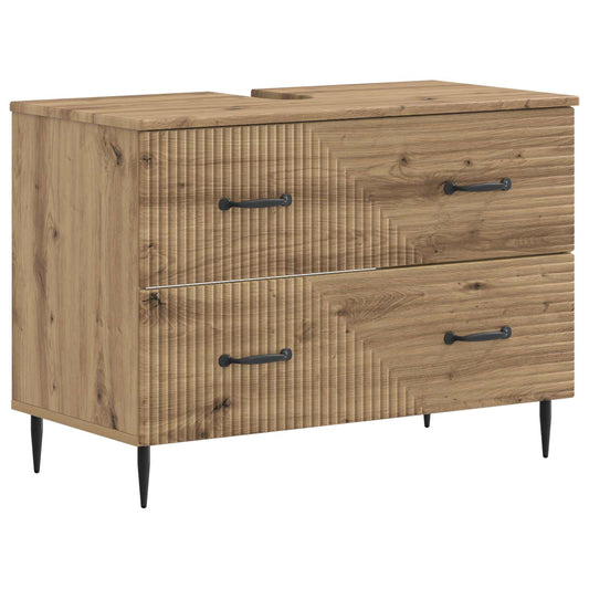 2 Piece Bathroom Cabinet Set HAARLEM Artisan Oak 2 Piece Bathroom Cabinet Set HAARLEM Artisan Oak