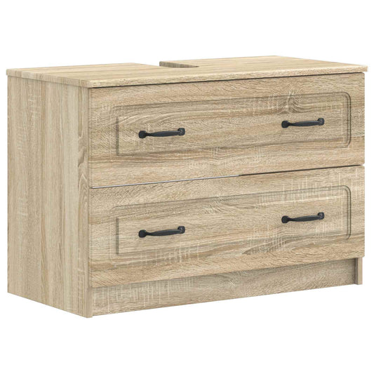 2 Piece Bathroom Cabinet Set UTRECHT Sonoma Oak Engineered Wood 2 Piece Bathroom Cabinet Set UTRECHT Sonoma Oak Engineered Wood