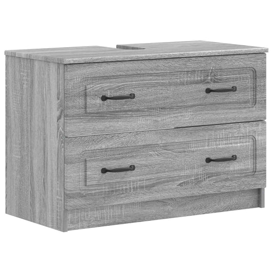 2 Piece Bathroom Cabinet Set UTRECHT Grey Sonoma 2 Piece Bathroom Cabinet Set UTRECHT Grey Sonoma