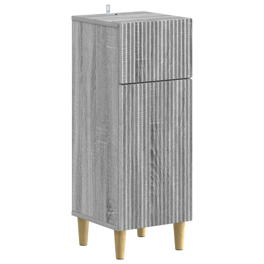 3 Piece Bathroom Cabinet Set ARNHEM Grey Sonoma Engineered Wood 3 Piece Bathroom Cabinet Set ARNHEM Grey Sonoma Engineered Wood