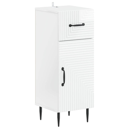 3 Piece Bathroom Cabinet Set HAARLEM High Gloss White 3 Piece Bathroom Cabinet Set HAARLEM High Gloss White