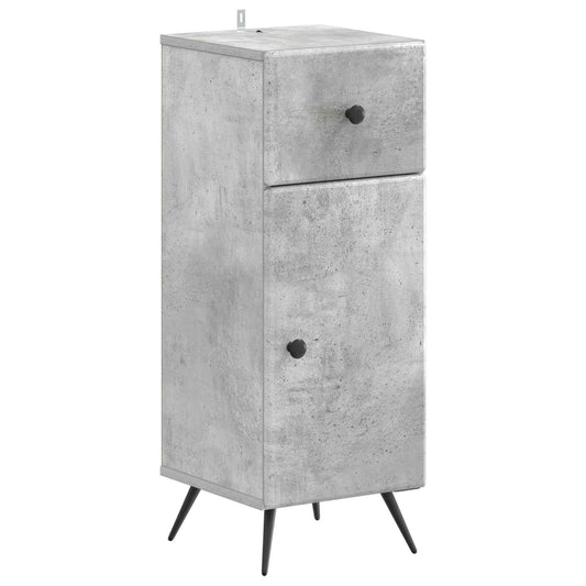 3 Piece Bathroom Cabinet Set BREDA Concrete Grey 3 Piece Bathroom Cabinet Set BREDA Concrete Grey