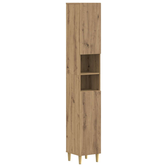 3 Piece Bathroom Cabinet Set ARNHEM Engineered Wood 3 Piece Bathroom Cabinet Set ARNHEM Engineered Wood