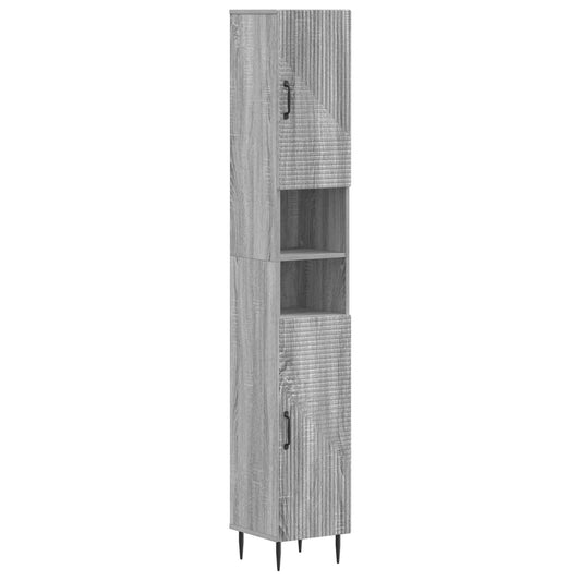 3 Piece Bathroom Cabinet Set HAARLEM Engineered Wood 3 Piece Bathroom Cabinet Set HAARLEM Engineered Wood