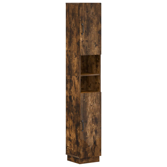 3 Piece Bathroom Cabinet Set HOORN Engineered Wood 3 Piece Bathroom Cabinet Set HOORN Engineered Wood