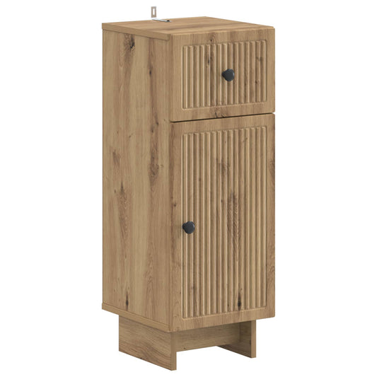 2 Piece Bathroom Cabinet Set EDE Artisan Oak Engineered Wood 2 Piece Bathroom Cabinet Set EDE Artisan Oak Engineered Wood