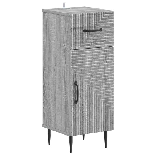 2 Piece Bathroom Cabinet Set HAARLEM Grey Sonoma 2 Piece Bathroom Cabinet Set HAARLEM Grey Sonoma