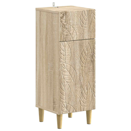 2 Piece Bathroom Cabinet Set DELFT Sonoma Oak Engineered Wood 2 Piece Bathroom Cabinet Set DELFT Sonoma Oak Engineered Wood
