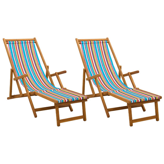 Folding Sun Lounger 2 pcs 3 Position Solid Eucalyptus Wood Folding Sun Lounger 2 pcs 3 Position Solid Eucalyptus Wood