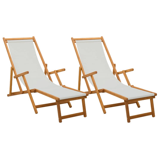 Folding Sun Lounger 2 pcs 3 Position Solid Eucalyptus Wood Folding Sun Lounger 2 pcs 3 Position Solid Eucalyptus Wood