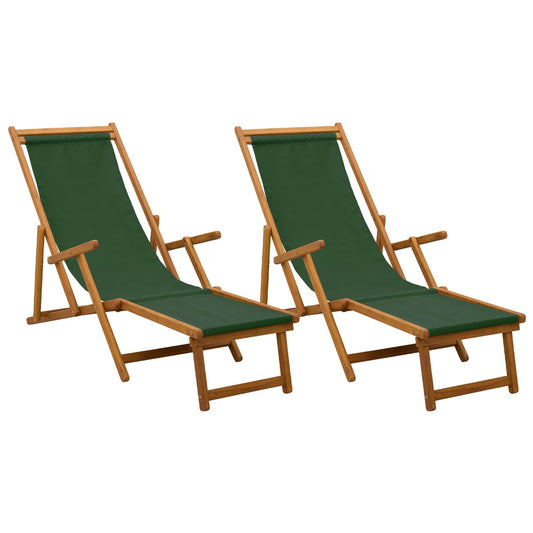 Folding Sun Lounger 2 pcs 3 Position Solid Eucalyptus Wood Folding Sun Lounger 2 pcs 3 Position Solid Eucalyptus Wood