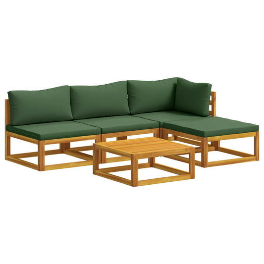Sofa Set 5 pcs Natural Solid Acacia Wood Sofa Set 5 pcs Natural Solid Acacia Wood