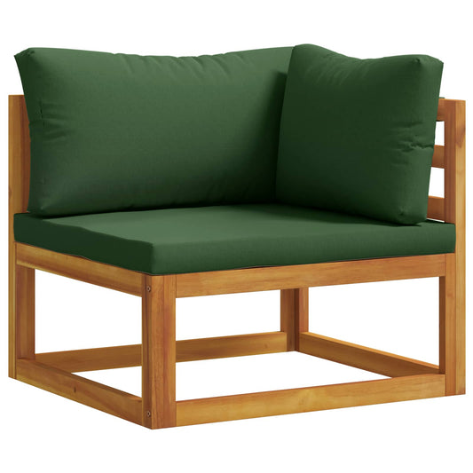 5 Piece Garden Lounge Set Modular Natural Solid Acacia Wood 5 Piece Garden Lounge Set Modular Natural Solid Acacia Wood