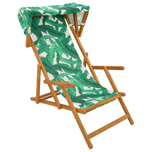 Deck Chair 3 Position Solid Eucalyptus Wood Leaf Pattern Deck Chair 3 Position Solid Eucalyptus Wood Leaf Pattern