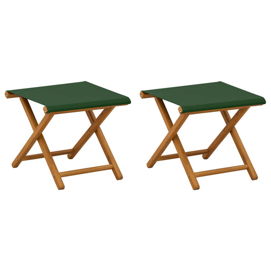 Deck Chair 2 pcs Solid Eucalyptus Wood Green Deck Chair 2 pcs Solid Eucalyptus Wood Green