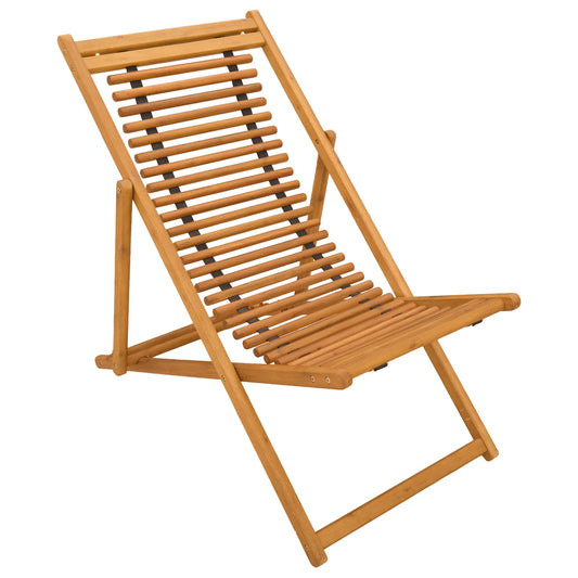 Deck Chair 3 Position Solid Eucalyptus Wood Natural Deck Chair 3 Position Solid Eucalyptus Wood Natural