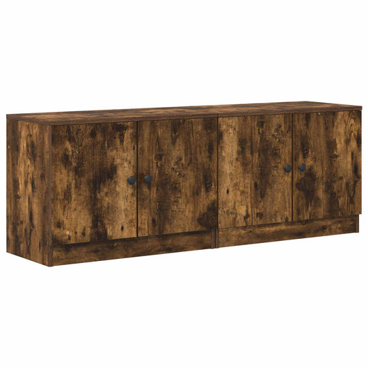 Storage Cabinet for Loft Bed 2 pcs Smoked Oak 66 x 35 x 48 cm Storage Cabinet for Loft Bed 2 pcs Smoked Oak 66 x 35 x 48 cm