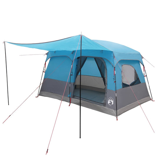 Family Tent 8-Person Blue Polyester Family Tent 8-Person Blue Polyester