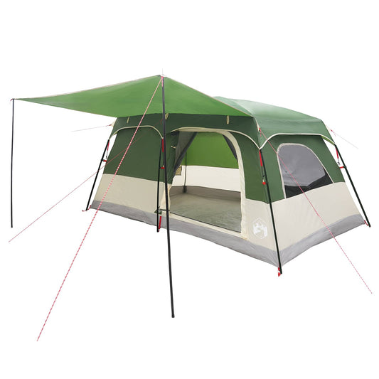 Family Tent 10-Person Green Polyester and Steel Family Tent 10-Person Green Polyester and Steel