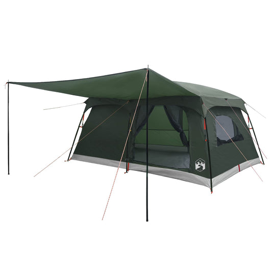 Family Tent 14-Person Army Green Polyester and Steel Family Tent 14-Person Army Green Polyester and Steel
