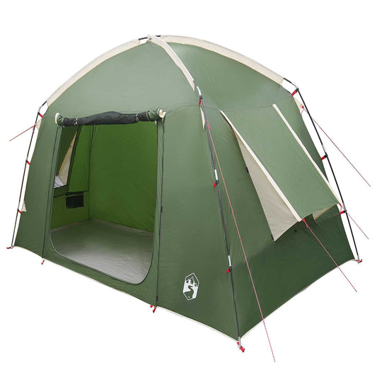 Cabin Tent with Roof Green 210 x 210 x 138 cm Polyester Cabin Tent with Roof Green 210 x 210 x 138 cm Polyester