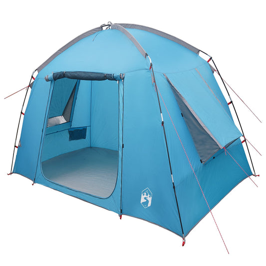 Cabin Tent with Roof Blue 210 x 210 x 138 cm Polyester Cabin Tent with Roof Blue 210 x 210 x 138 cm Polyester