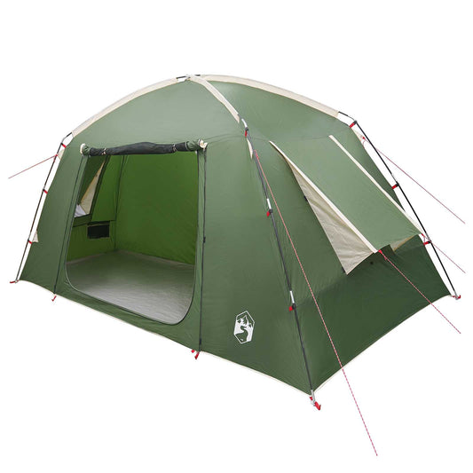 Cabin Tent 4-Person Green Polyester Cabin Tent 4-Person Green Polyester