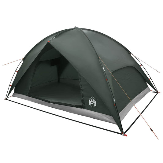 Camping Tent with Rainfly Water-resistant 4-Person Army Green Camping Tent with Rainfly Water-resistant 4-Person Army Green