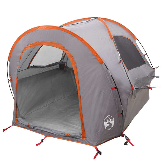 Car Tent Grey and Orange 200 x 170 x 170 cm Polyester and Steel Car Tent Grey and Orange 200 x 170 x 170 cm Polyester and Steel