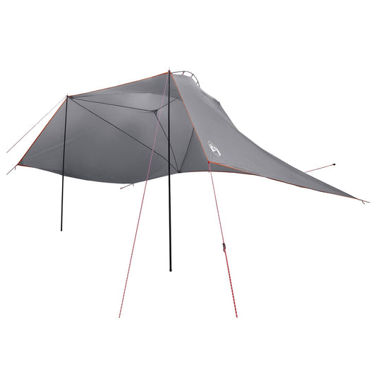 Car Tent Grey and Orange 350 x 250 cm Polyester and Steel Car Tent Grey and Orange 350 x 250 cm Polyester and Steel