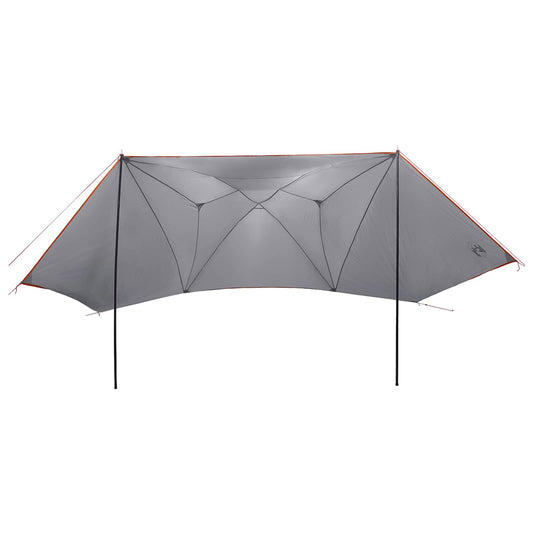 Car Tent Grey and Orange 350 x 250 cm Polyester and Steel Car Tent Grey and Orange 350 x 250 cm Polyester and Steel
