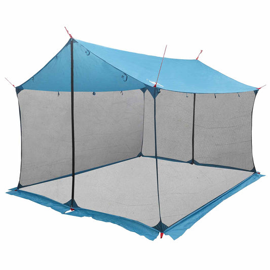 Camping Tarp with Mesh Walls 340 x 260 x 220 cm Blue Camping Tarp with Mesh Walls 340 x 260 x 220 cm Blue