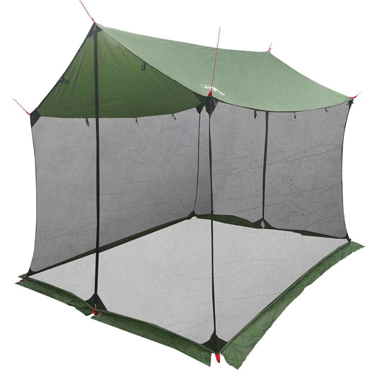 Camping Tarp with Mesh Walls 270 x 210 x 210 cm Green Camping Tarp with Mesh Walls 270 x 210 x 210 cm Green