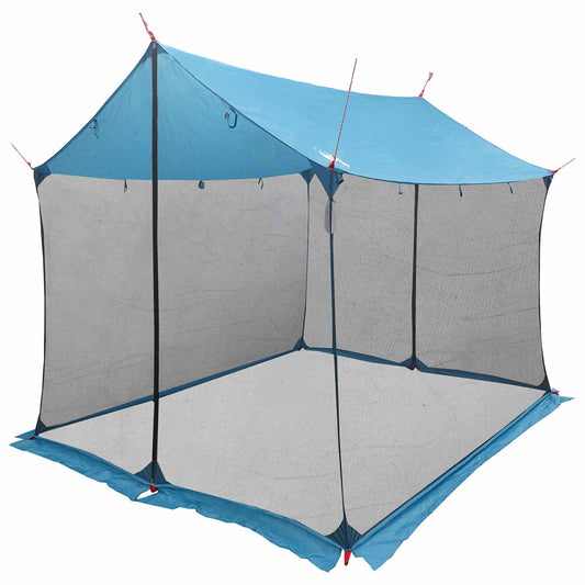 Camping Tarp with Mesh Walls 270 x 210 x 210 cm Blue Camping Tarp with Mesh Walls 270 x 210 x 210 cm Blue
