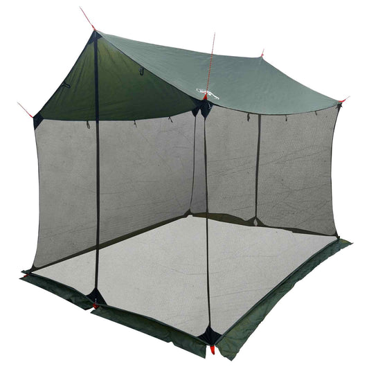 Camping Tarp with Mesh Walls 270 x 210 x 210 cm Army Green Camping Tarp with Mesh Walls 270 x 210 x 210 cm Army Green