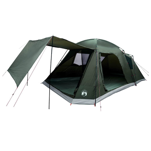 Cabin Tent with Roof Army green 12-Person Polyester and Steel Cabin Tent with Roof Army green 12-Person Polyester and Steel