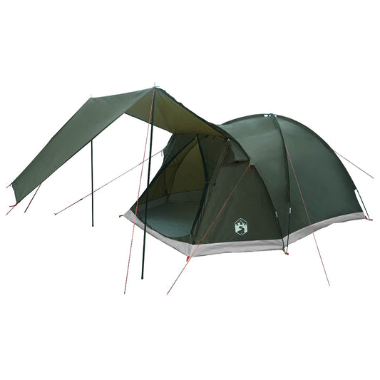 Cabin Tent 4-Person Army green Polyester and Steel Cabin Tent 4-Person Army green Polyester and Steel