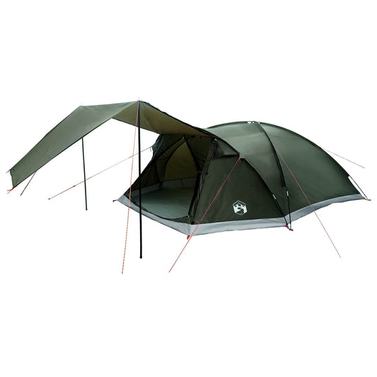 Cabin Tent with Roof Army green 8-Person Polyester and Steel Cabin Tent with Roof Army green 8-Person Polyester and Steel