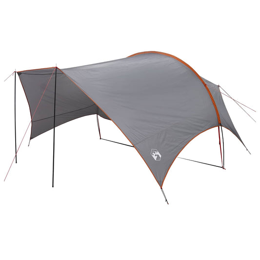 Camping Tarp Water-resistant Grey and Orange 550 x 400 x 230 cm Camping Tarp Water-resistant Grey and Orange 550 x 400 x 230 cm