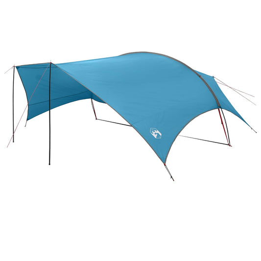 Camping Tarp Water-resistant Blue 695 x 580 x 200 cm Camping Tarp Water-resistant Blue 695 x 580 x 200 cm