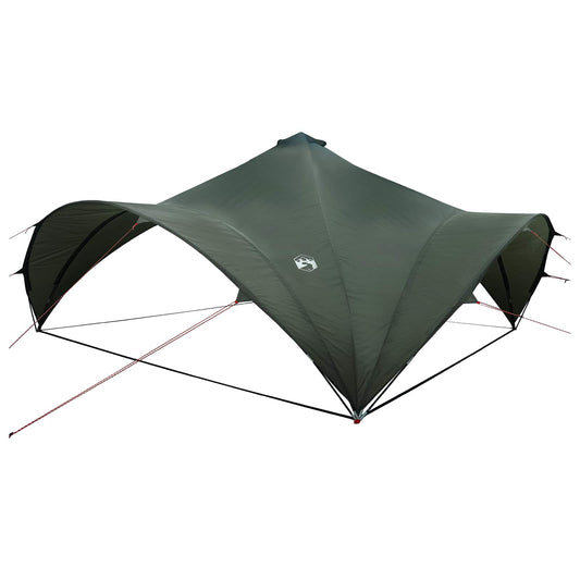 Party Tent Army green 600 x 600 x 400 cm Polyester and Steel Party Tent Army green 600 x 600 x 400 cm Polyester and Steel