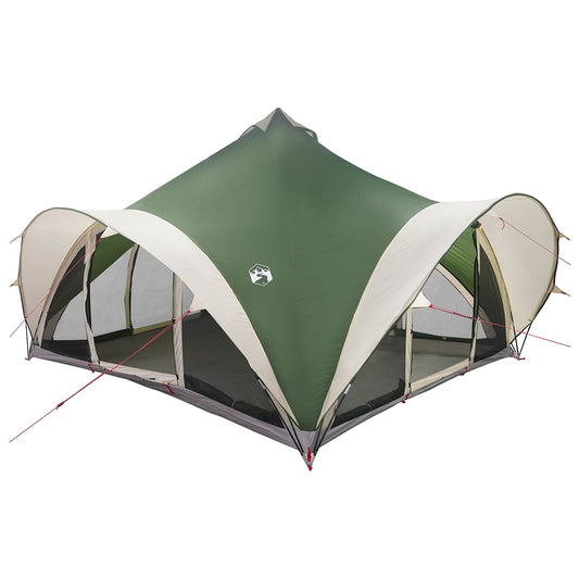 Tipi Tent with Roof Green 18-Person Polyester and Steel Tipi Tent with Roof Green 18-Person Polyester and Steel