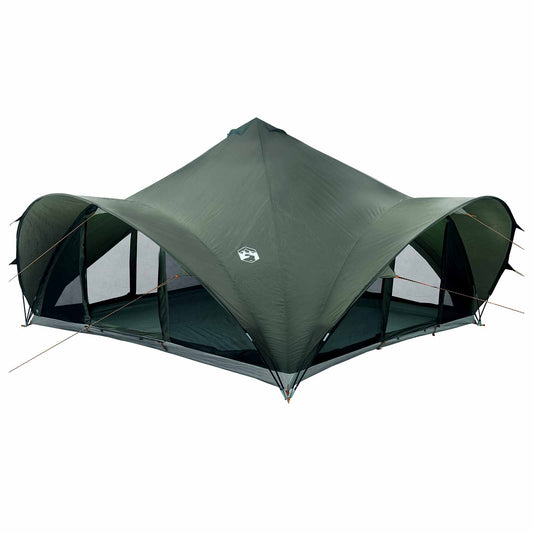 Tipi Tent with Roof Army green 18-Person Polyester and Steel Tipi Tent with Roof Army green 18-Person Polyester and Steel