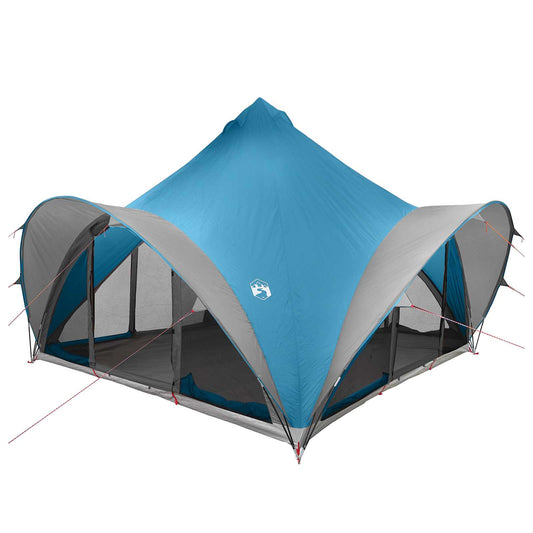 Tipi Tent with Roof Blue 6-Person Polyester and Steel Tipi Tent with Roof Blue 6-Person Polyester and Steel