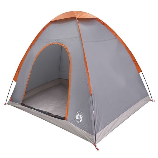 Camping Tent 2-Person Grey and Orange Camping Tent 2-Person Grey and Orange