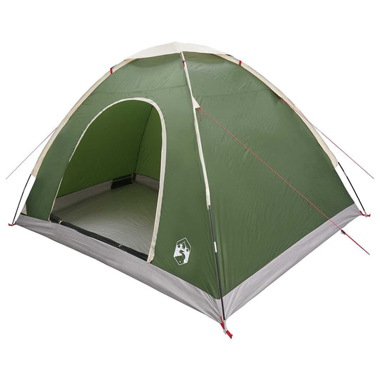Camping Tent 4-Person Green 185T Polyester with PU coating Camping Tent 4-Person Green 185T Polyester with PU coating