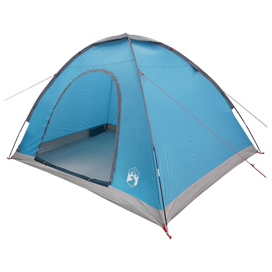 Camping Tent 4-Person Blue 185T Polyester with PU coating Camping Tent 4-Person Blue 185T Polyester with PU coating