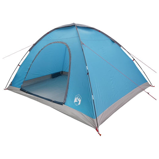 Camping Tent 6-Person Blue 185T Polyester with PU coating Camping Tent 6-Person Blue 185T Polyester with PU coating